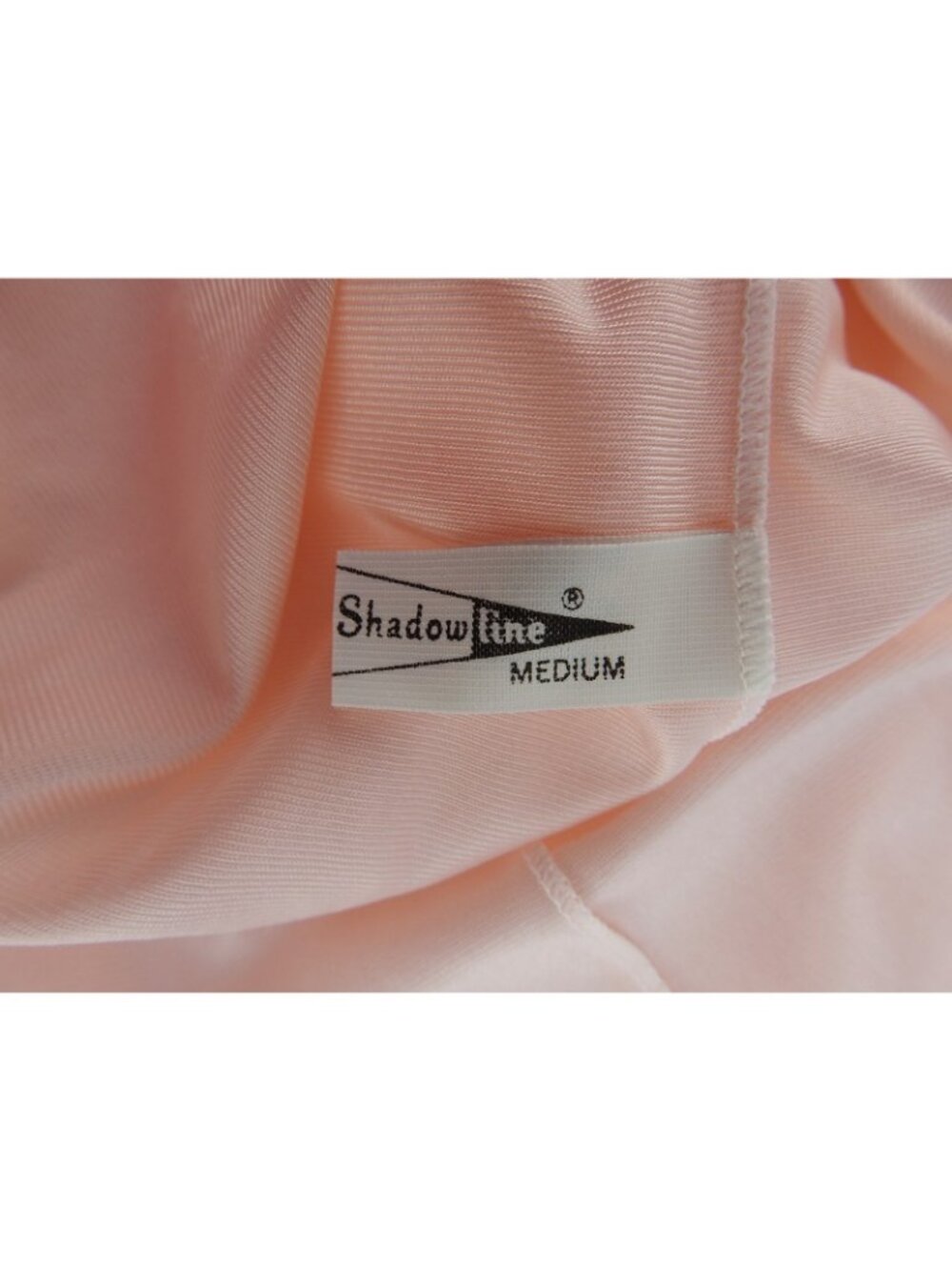 Vintage Shadowline Pink Embroidered Flutter Sleeve Nightgown Med USA Made Soft - Picture 6 of 13